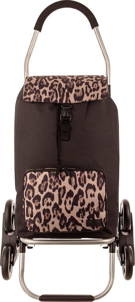 Franky Einkaufstrolley ER3 Treppensteiger leopard