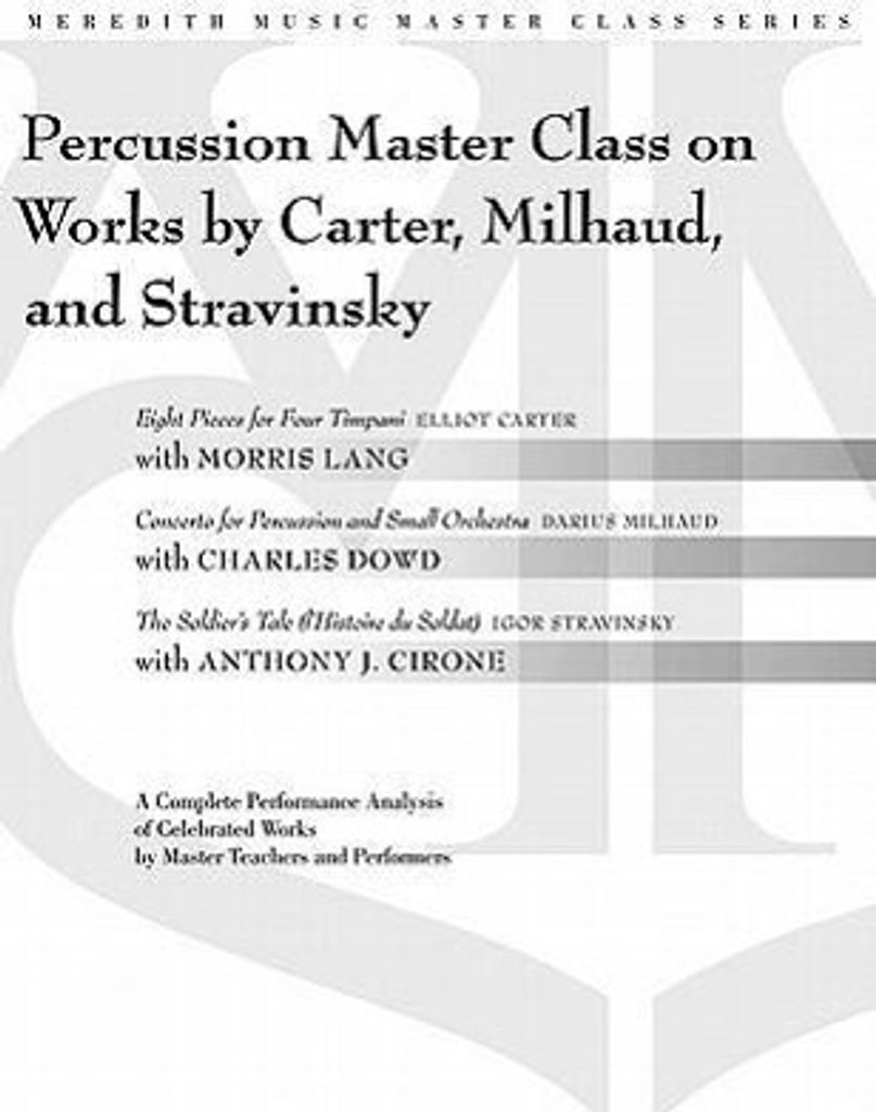 Percussion Master Class On Wor