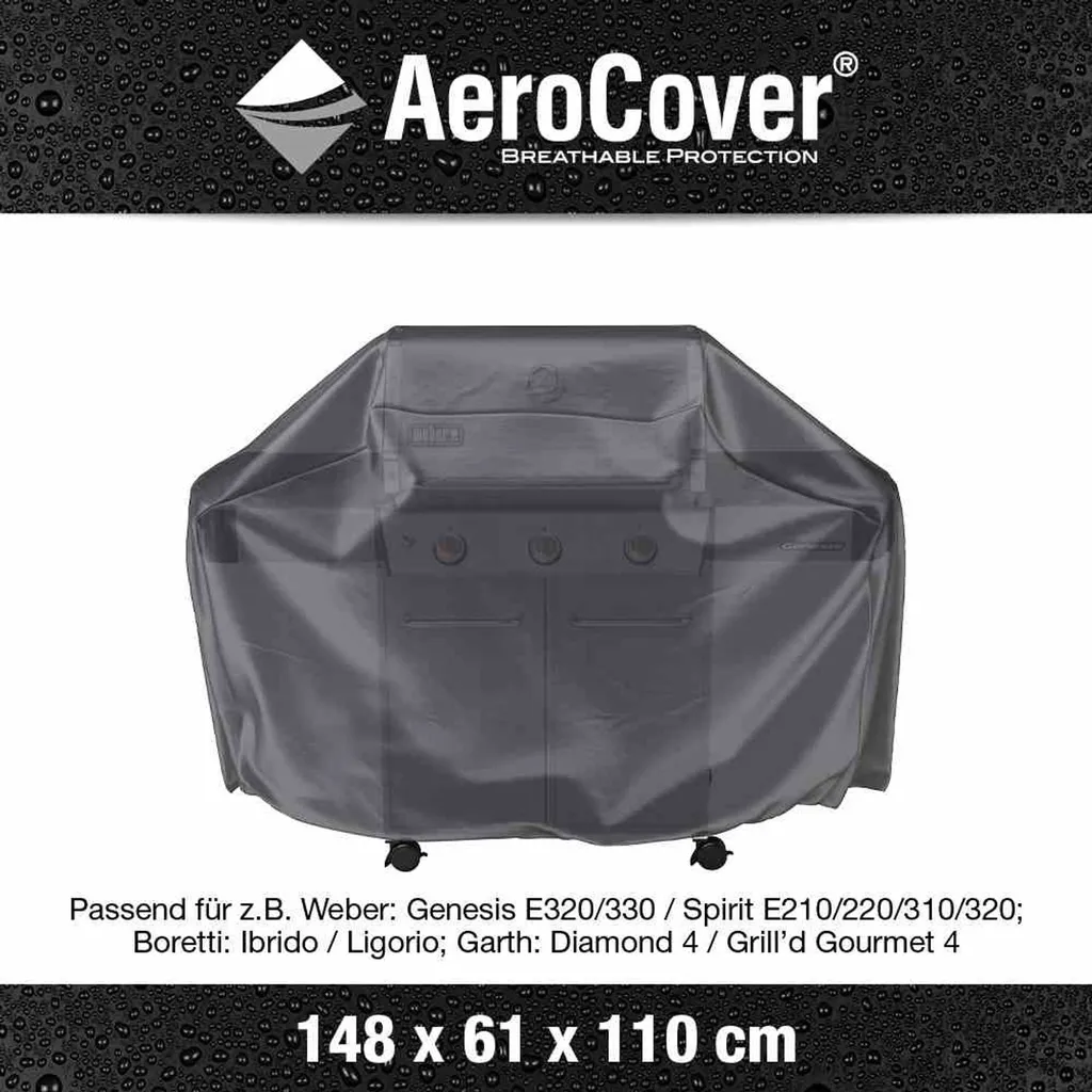 AeroCover 785-4 Housse Cuisine Extérieure L 148x61x110cm Anthracite