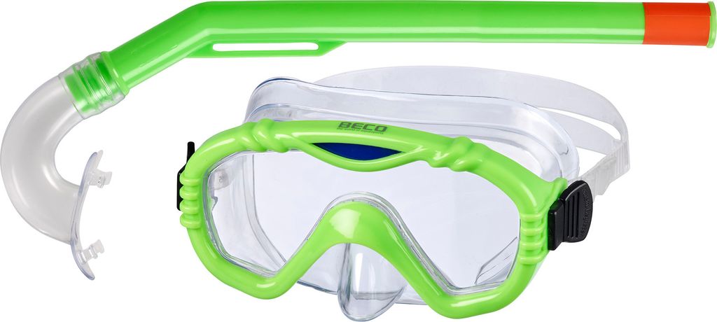 BECO SEALIFE Kinder Schnorchel-Set Tauchermaske Taucherbrille 4+ grün