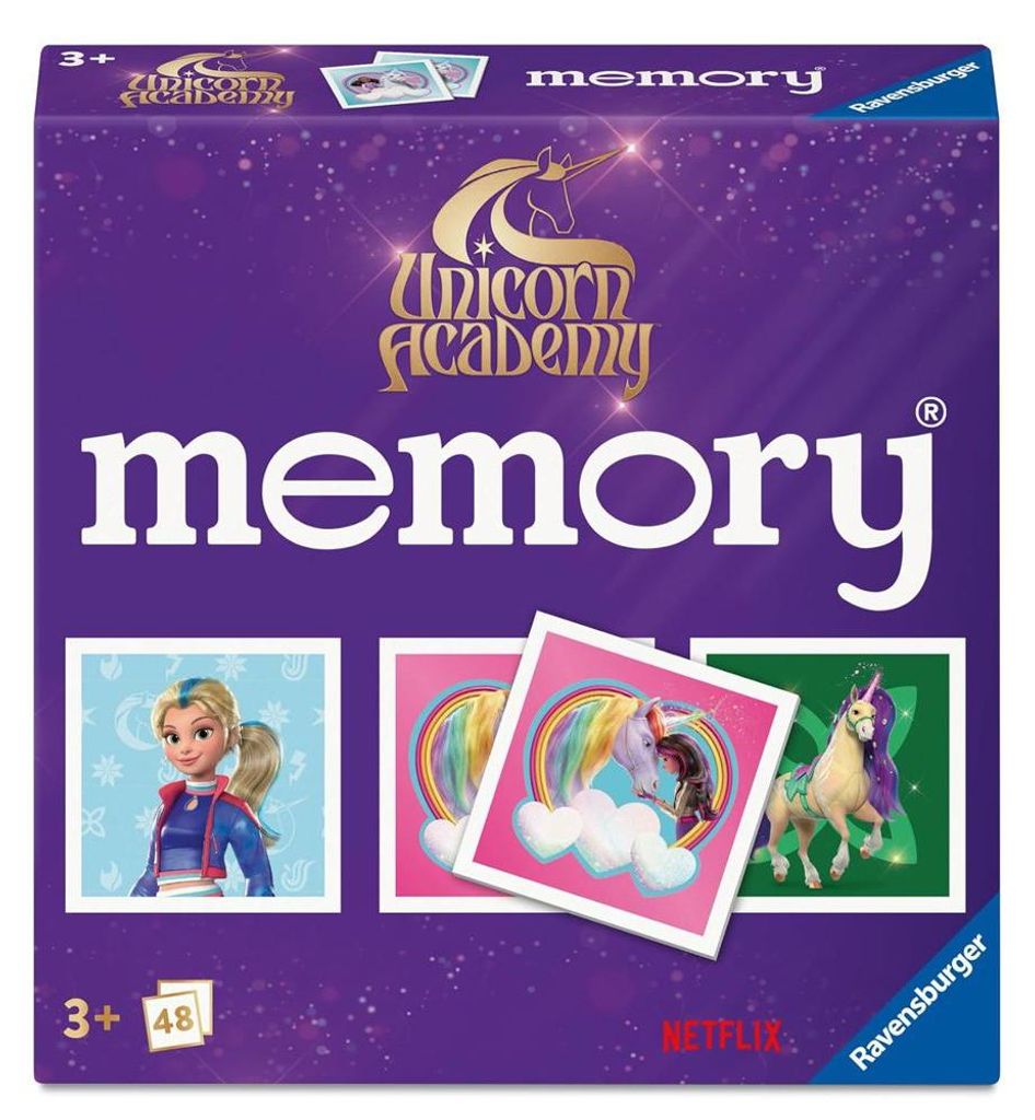 Mini Memory® Unicorn Academy | 48 Bildkarten | Ravensburger Produktbild 