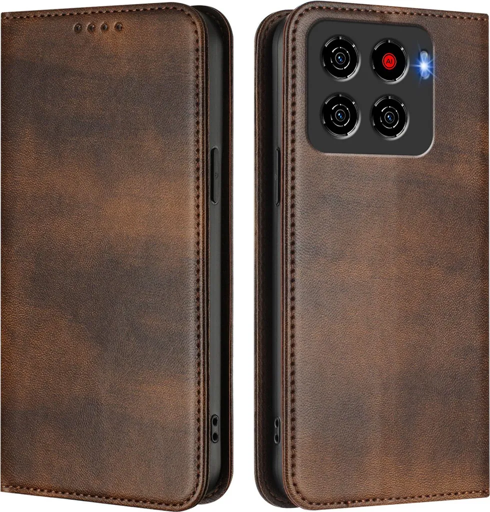 Cover Portafoglio ZTE Blade A56 - RFID Blocking & Stand Magnetico - 2