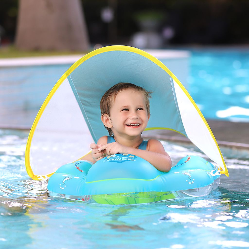 Baby Schwimmring Verstellbare Aufblasbare aufblasbare Schwimmen Float Kinder DE 