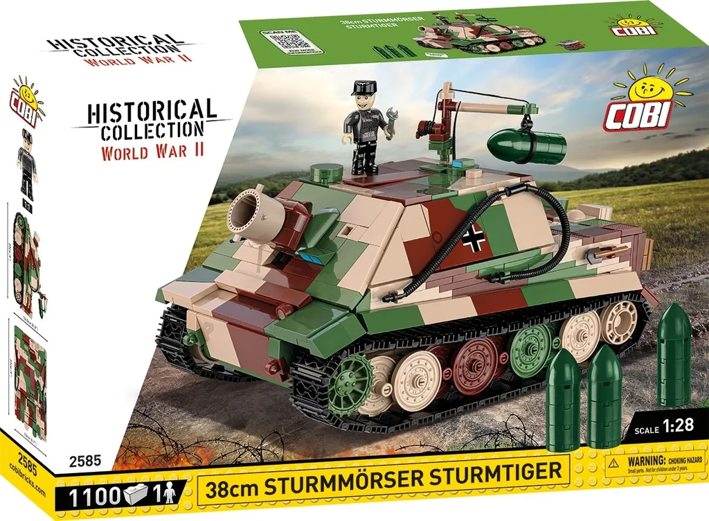 Cobi 2585 Sturmmörser Tiger Historical Collection WWII Char d'Assaut