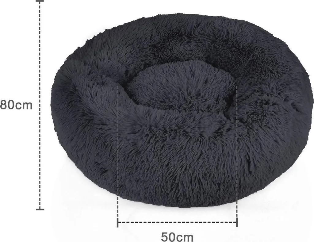 Intirilife Cuccia Nuvola 80cm - Il Divano Peluche che il tuo Gatto ti Invidierà - 3