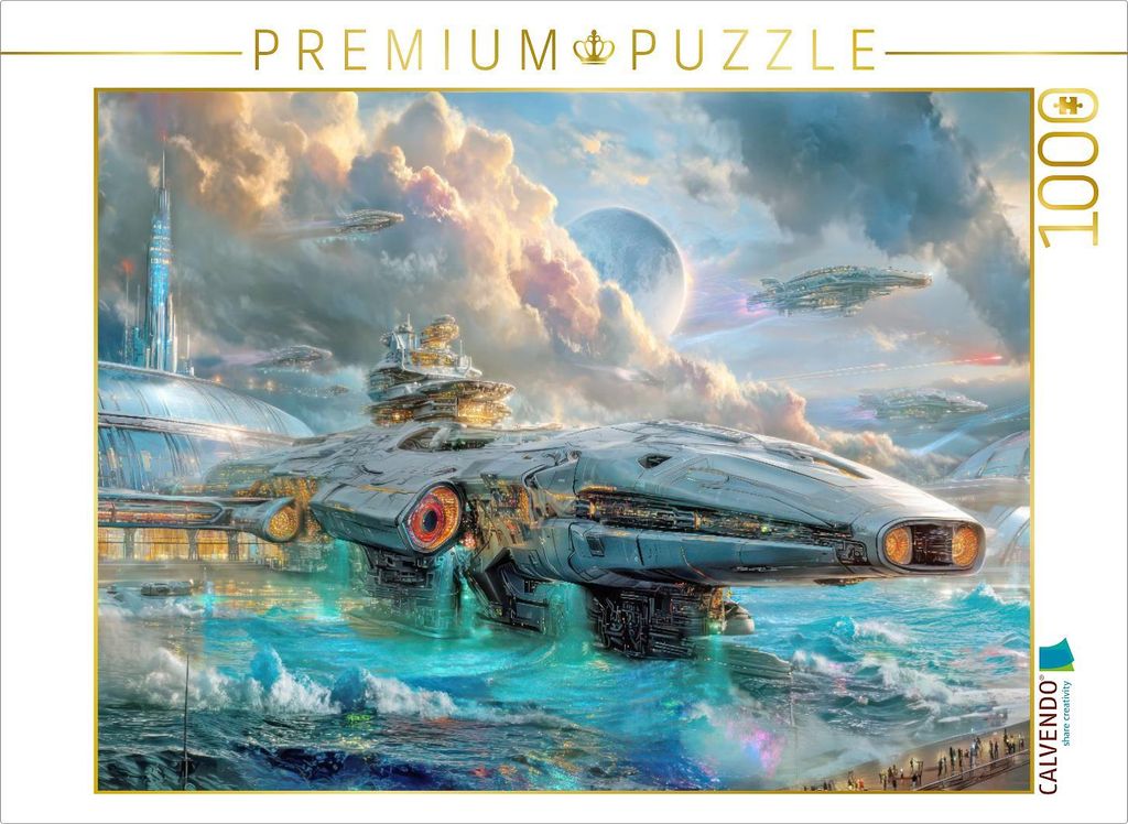 CALVENDO Puzzle Viele Abenteuer im Kosmos | 1000 Teile Lege-Größe 64x48cm Foto-Puzzle für glückliche Stunden