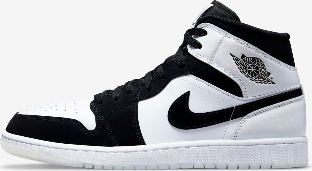 Nike Air Jordan 1 Mid SE "Diamond Shorts" Weiß/Schwarz, Größe: 43