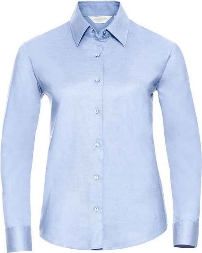 Russell - Hemd Pflegeleicht für Damen Langärmlig RW9549 (L) (Dunkelblau)