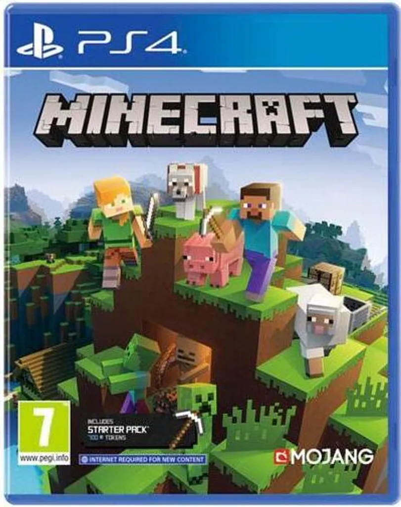 Minecraft Starter Collection PS4 : Le jeu complet avec DLC inclus