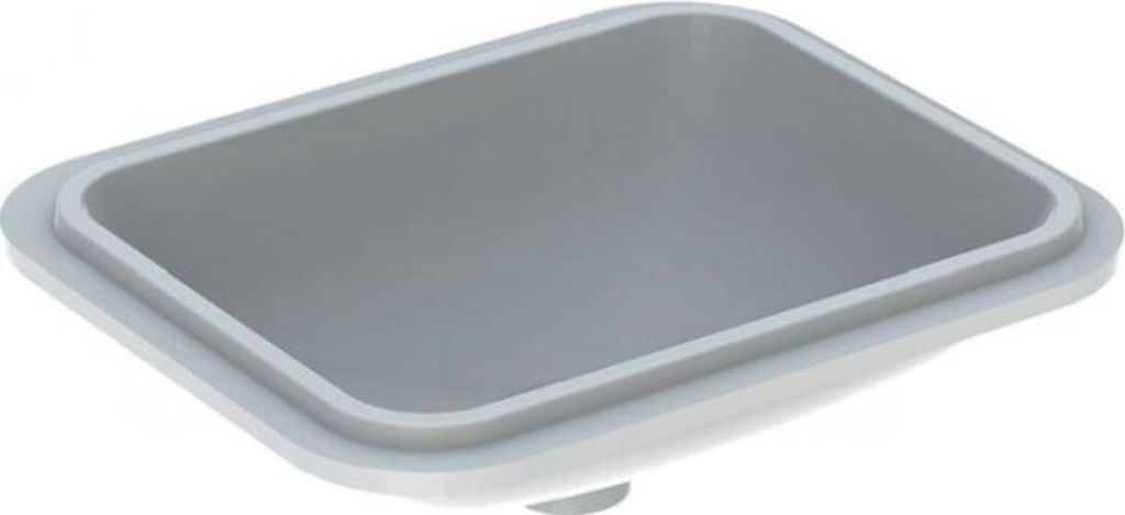 Geberit Unterbauwaschtisch VariForm rechteckig, 530 x 440 mm, ohne Hahnloch, ohne Überlauf weiß