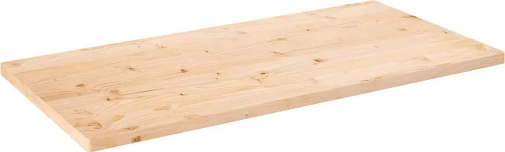 Tavola in Pino Massiccio 110x55 cm - Top Rettangolare per Arredo