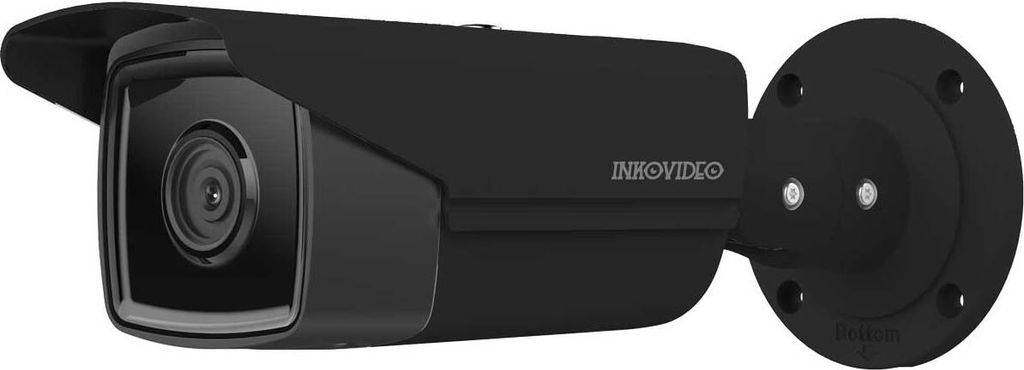 INKOVIDEO V-820-MB 8MP 4K PoE ONVIF IP Netzwerk Überwachungskamera (schwarz)