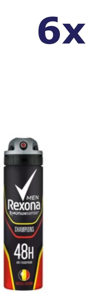 6x Rexona Deo spray - 150ml - men champions