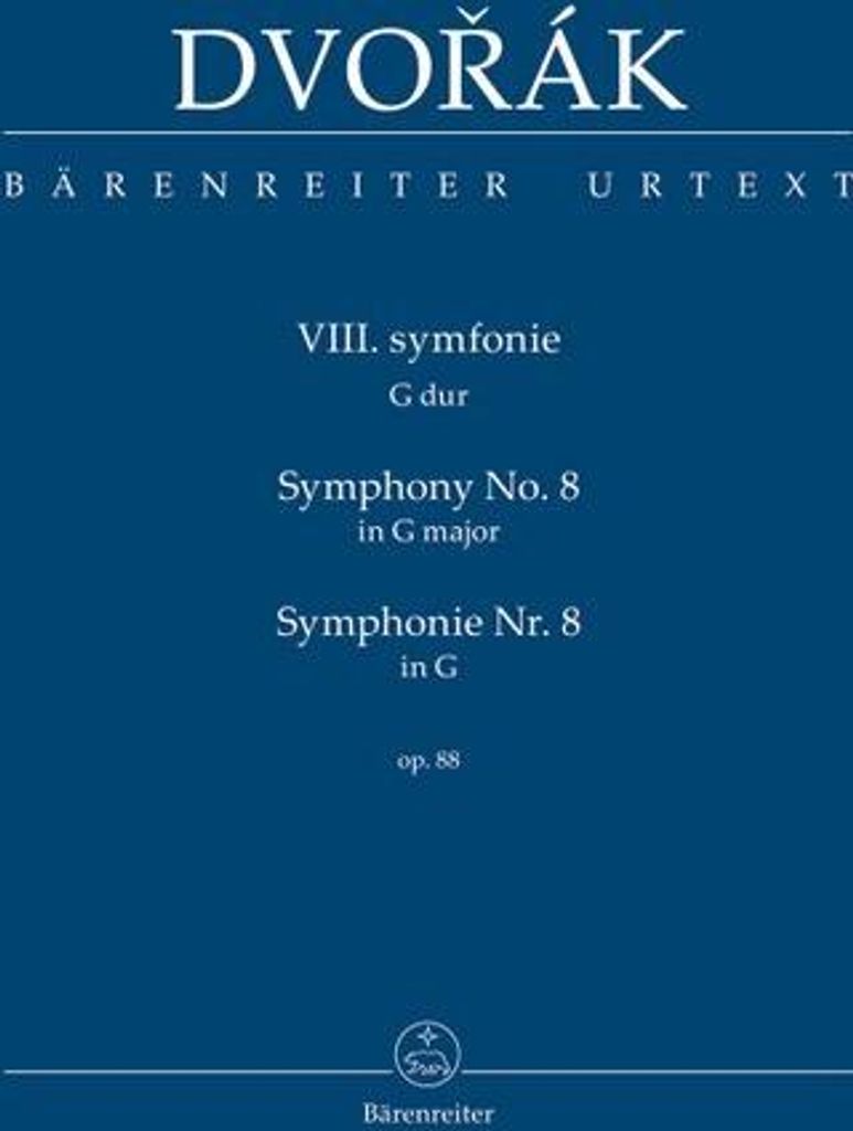 Symphonie Nr. 8 G-Dur op. 88, Studienpartitur, Urtextausgabe