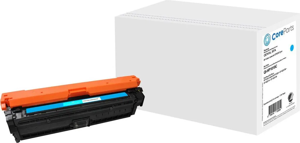 Toner cyan QI-HP1019C pour l'impression de rapports pro nets