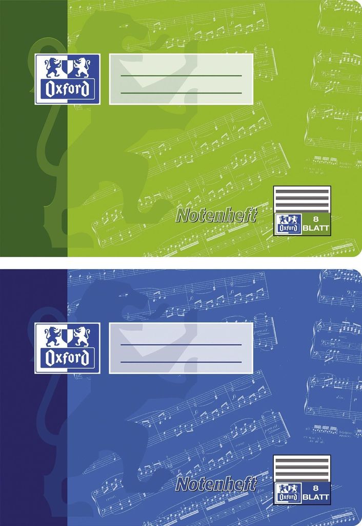 Oxford 100050394 Notatnik A5 poziomy / 8 kartek linijka 14 Zdjęcie produktu 