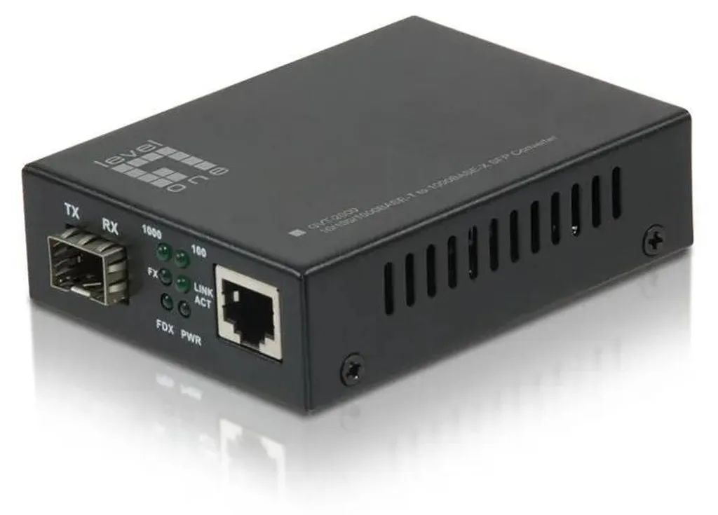 Convertisseur de média RJ45 vers SFP GE pour fibre optique