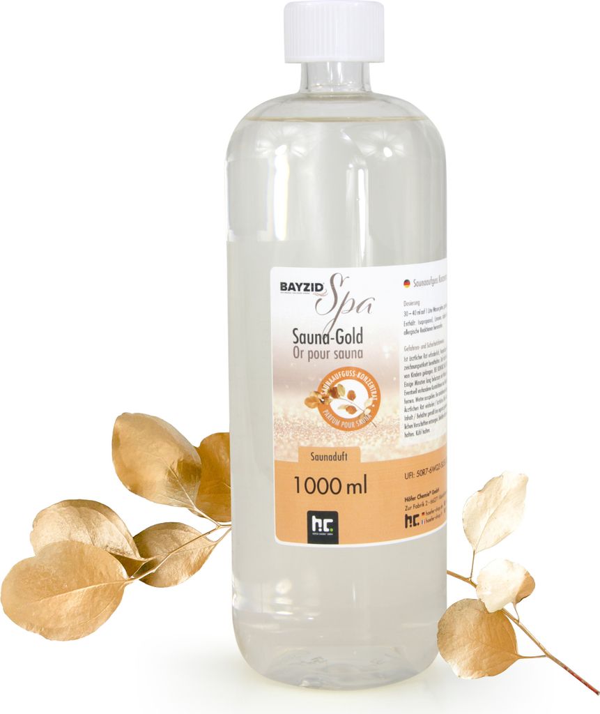 1 L BAYZID SPA Saunaaufguss Sauna Gold