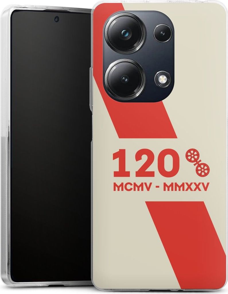 DeinDesign Handyhülle für Xiaomi Poco M6 Pro Silikon Hülle Case Smartphone Schutzhülle 1. FSV Mainz 05 E.V. 120 Jahre Bundesliga