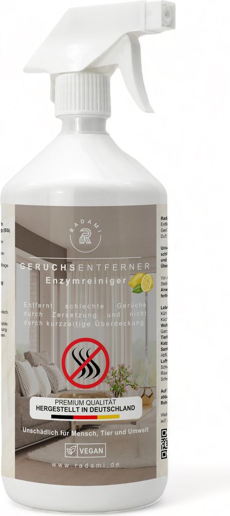 1L Geruchsentferner Geruchsvernichter Enzymreiniger schlechter Gerüche