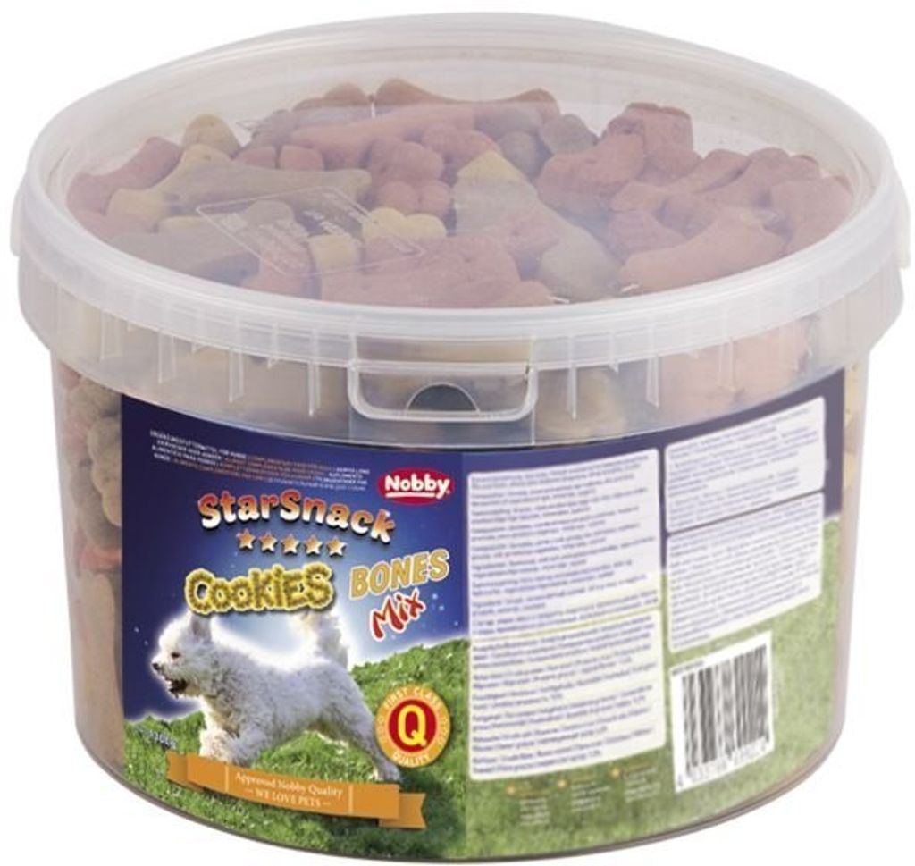 Nobby STARSNACK Cookies "Bones Mix" Eimer 1,3 kg Obrázok produktu 