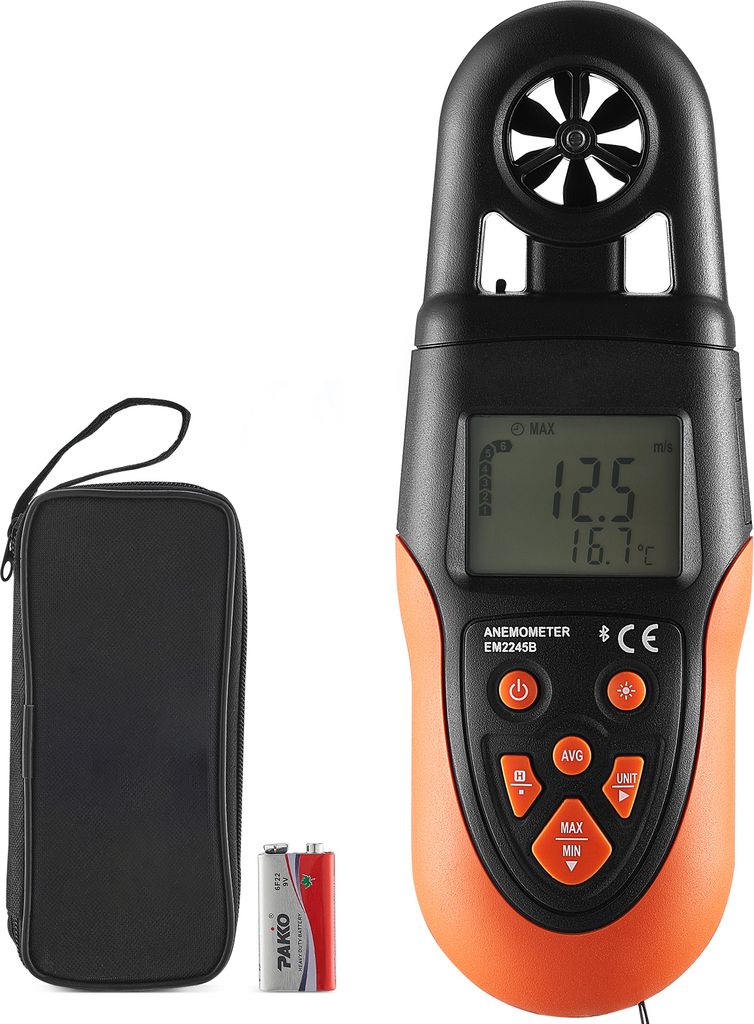 SucceBuy Bluetooth ruční anemometr, digitální měřič Obrázek produktu 