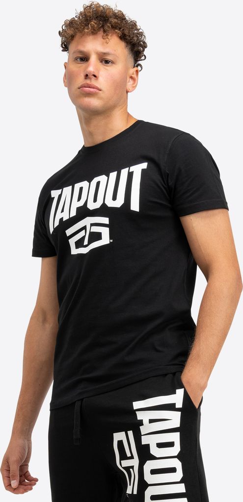 Tapout Herren T-Shirt Active Basic black/white L