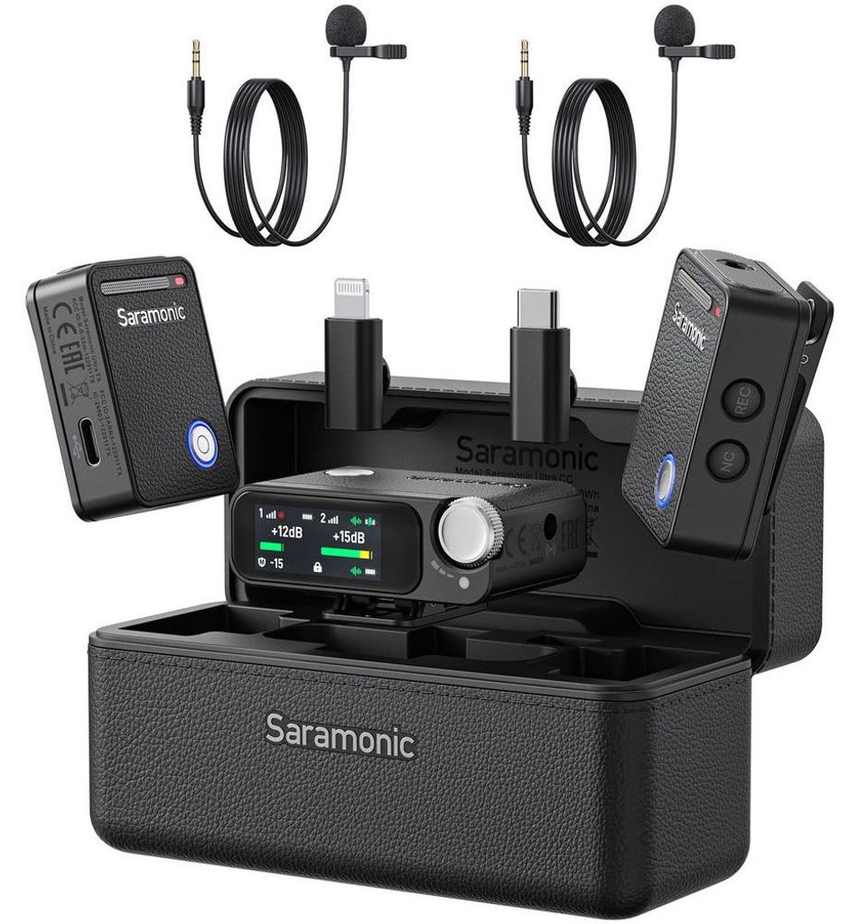 Bezdrátový mikrofon Saramonic Ultra 03, 1x přijímač, 2x Obrázek produktu 