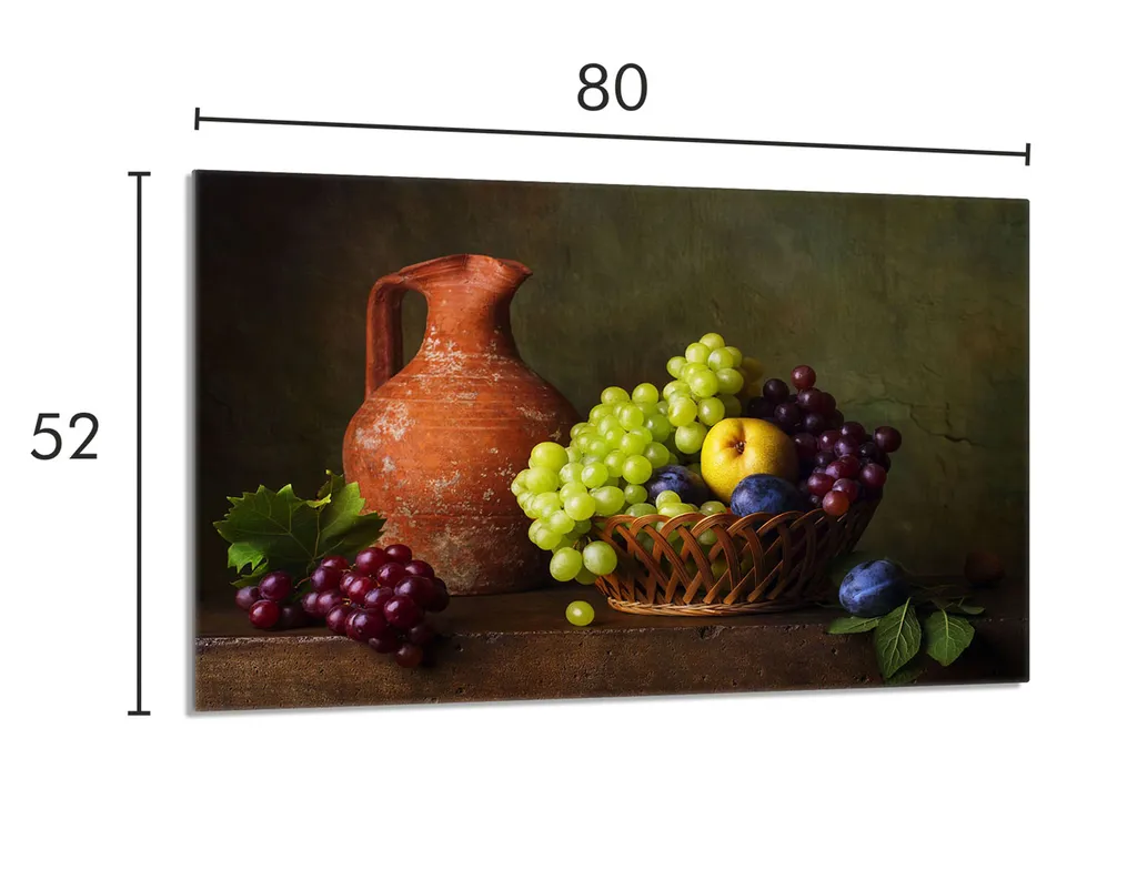 Copri Piano Induzione 80x52cm - Vetro Temperato Protezione Natura Morta - 2