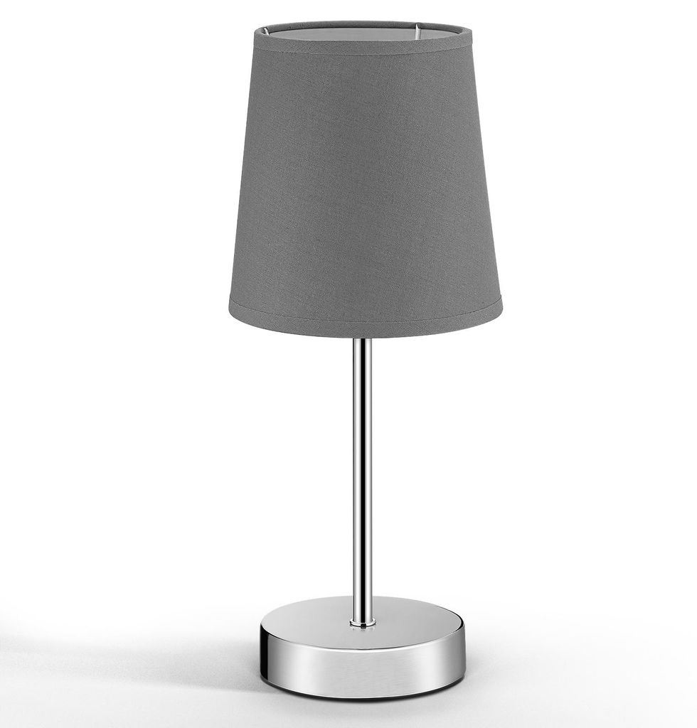 Monzana Lampe de table avec abat-jour gris-anthracite – Image du produit 