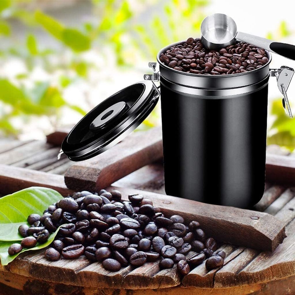Kaffeedose, 1,5 L Luftdicht Kaffeebehälter, Edelstahl Produktbild 7