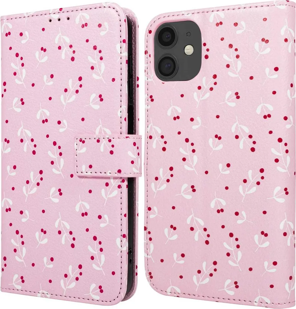 Custodia pieghevole imoshion Design per iPhone 11 - Blush Berries