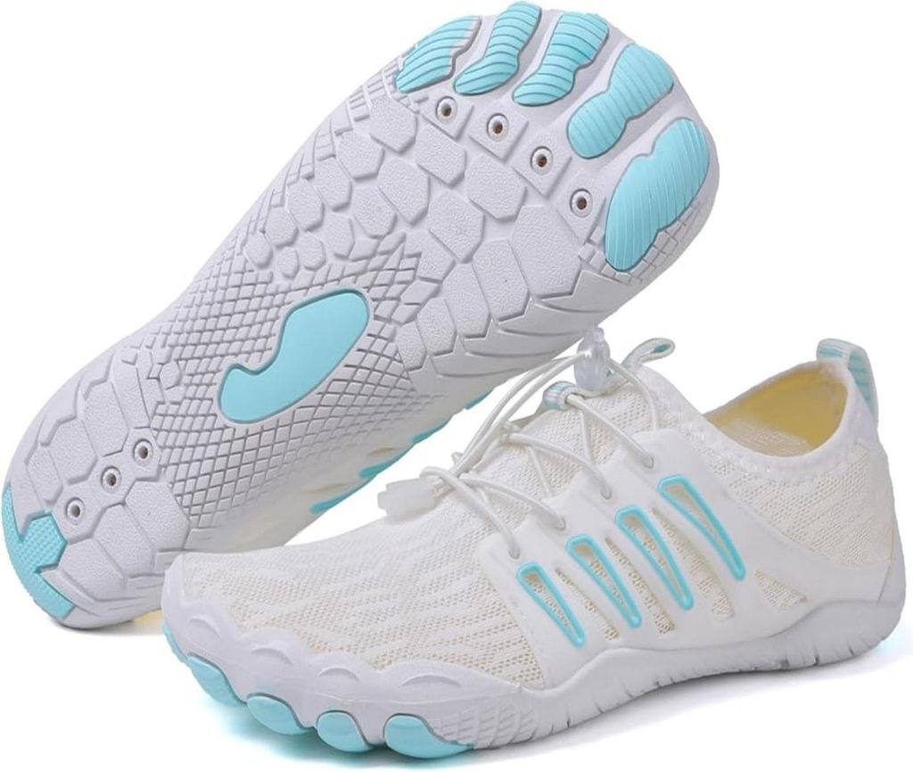 Barfußschuhe Herren & Damen, Wasserschuhe schnell trocknend, rutschfest & leicht, weiche Schwimm- und Strandschuhe