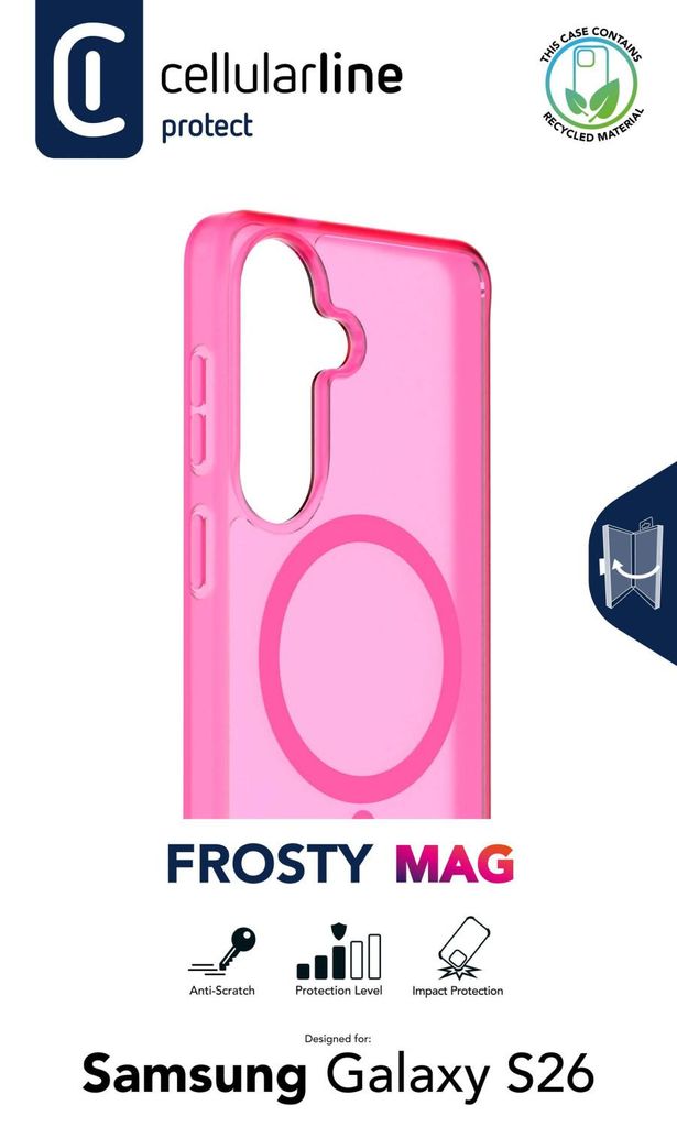 FROSTY MAG MagSafe Case für Samsung S26 Pink (61372) Handyhülle