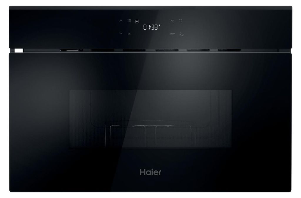 Haier H38SIDBF7XS Nero Microonde con grill Da incasso 24 L Immagine del prodotto 
