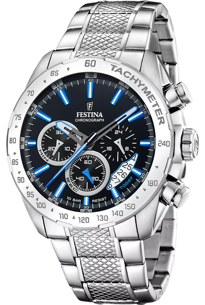 Festina Chronographen Timeless Chronograph Black - Blue Produktbild 