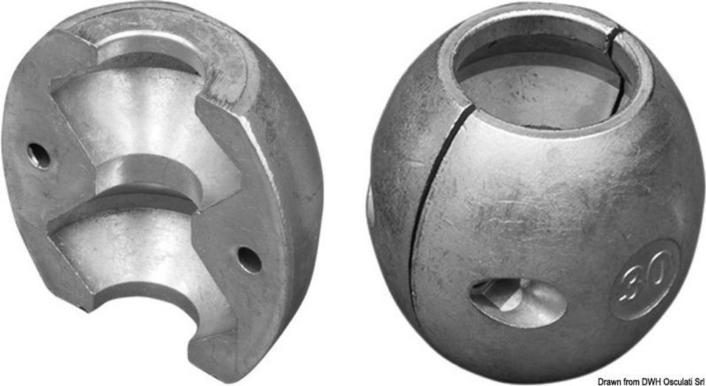 Propellerwellen-Olive Anode 65 mm - Osculati 43.800.65