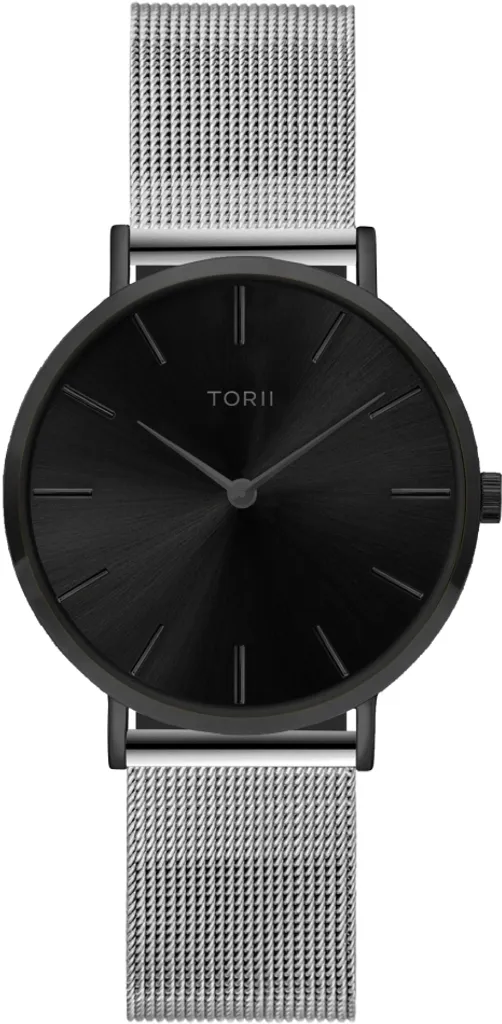 Montre Femme TORII B34SS.BB en Argent - Design Minimaliste Japonais