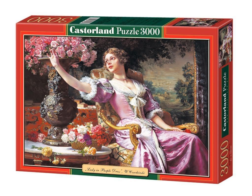 Castorland Lady in Purple Dress, W.Czachorski Puzzle 3000 Teile