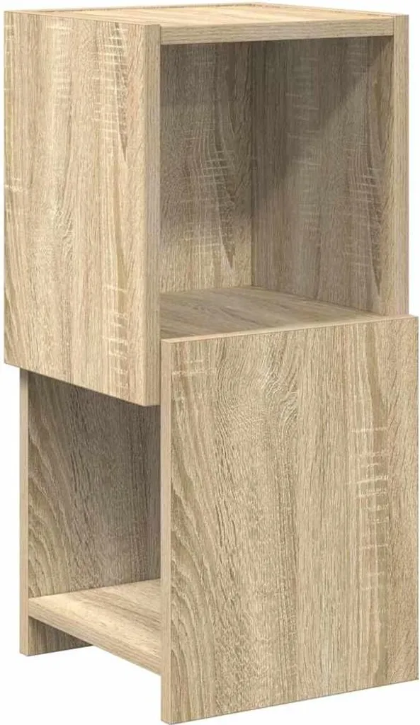 SYFAX™ Mobile angolare Rovere Sonoma 25,5x25x55cm Legno multistrato
