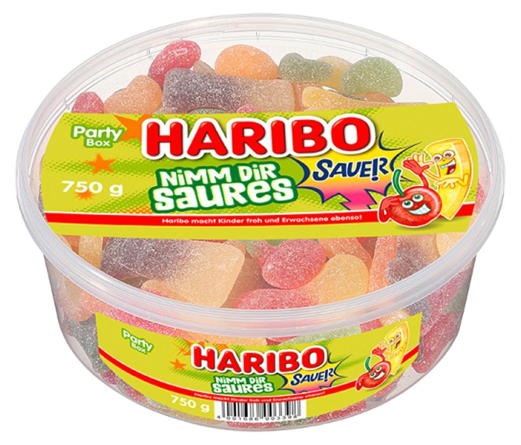 Haribo 4001686003398, Želatinové fazolky, 750 g, Jablko, Obrázek produktu 