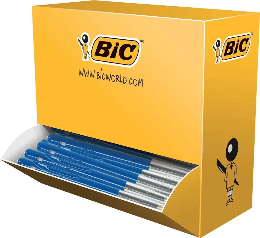 BIC M10 Clic Bleu Stylo à Bille Rétractable Value Pack 90+10 Stylos
