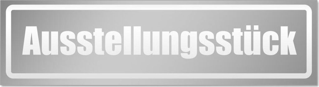 Ausstellungsstück invertiert Magnetschild Schild magnetisch