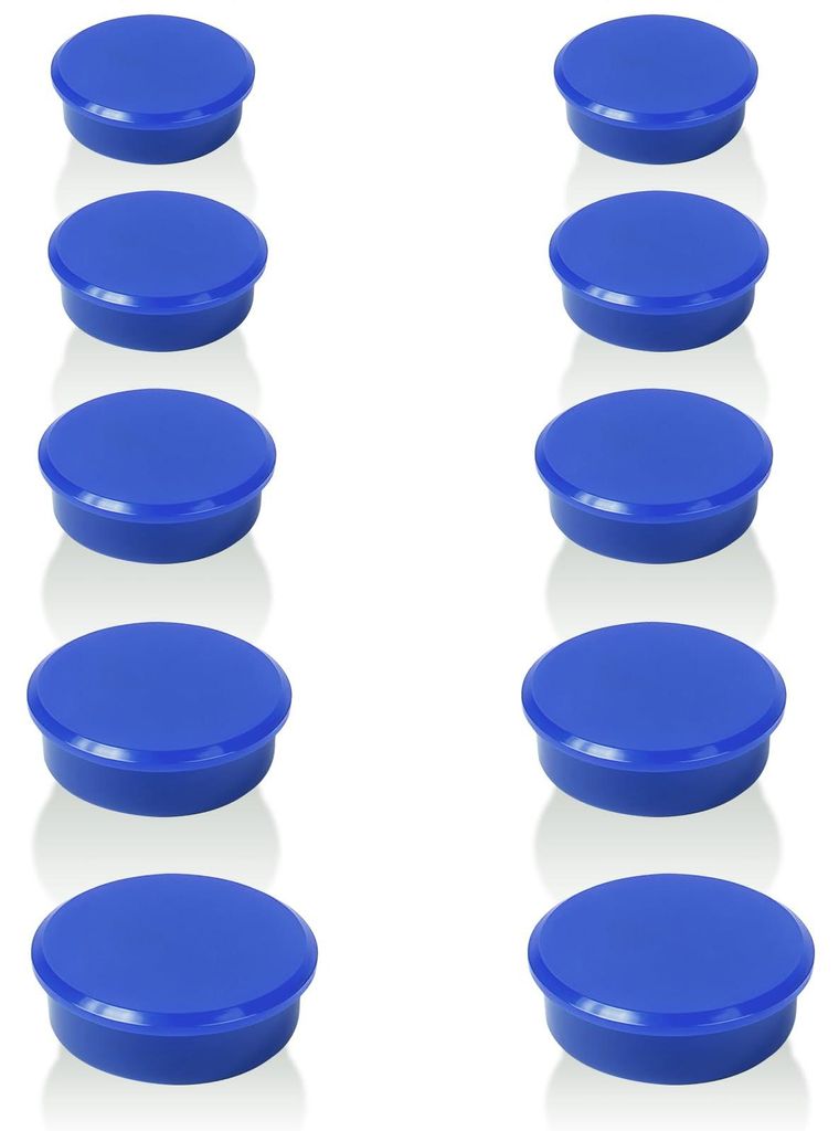 10 Magnete für Magnettafeln, starke kleine runde Flachmagnete, Mini-Whiteboard-Magnete, farbenfrohe Kühlschrankmagnete für Kühlschrank und Pinn...