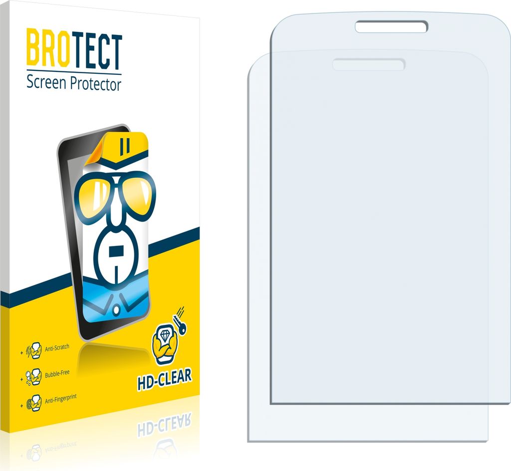 2x Für Nokia 5310 XpressMusic Schutzfolie BROTECT Displayschutz Display Schutz Folie Klar Transparent