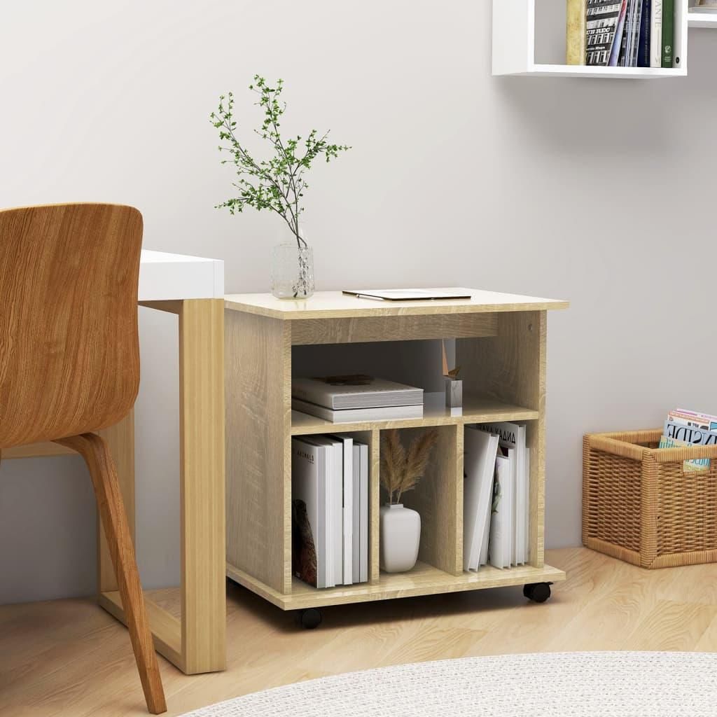 Skříňka na kolečkách Sonoma Oak 60x45x60 cm výrobek ze Obrázek produktu 