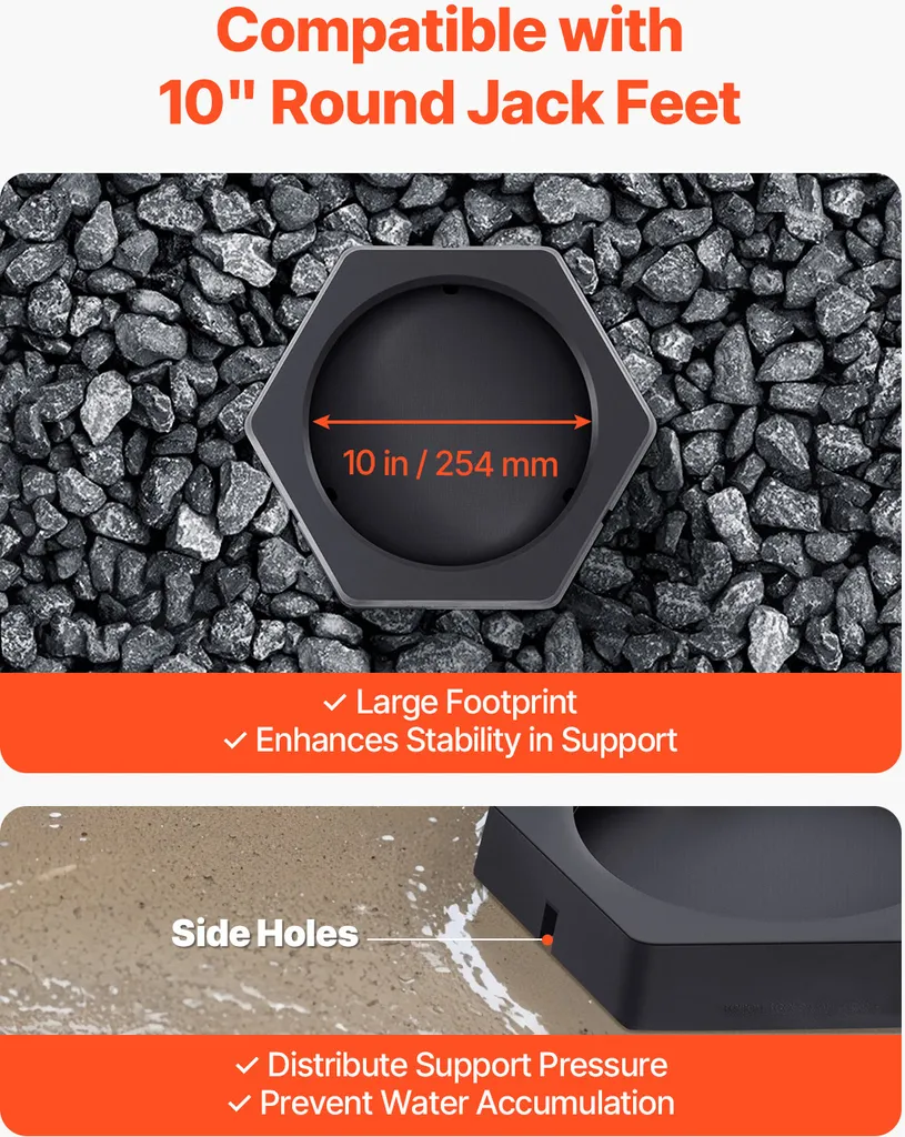 Set 4 Pad SucceBuy 5000 lbs - Sicurezza e Silenzio nel tuo Camper - 3