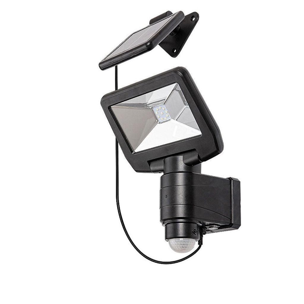 Rabalux 77021 Solarleuchte Dojran, 5W, 4000K, 500lm, schwarz, neutralweiß, 28cm