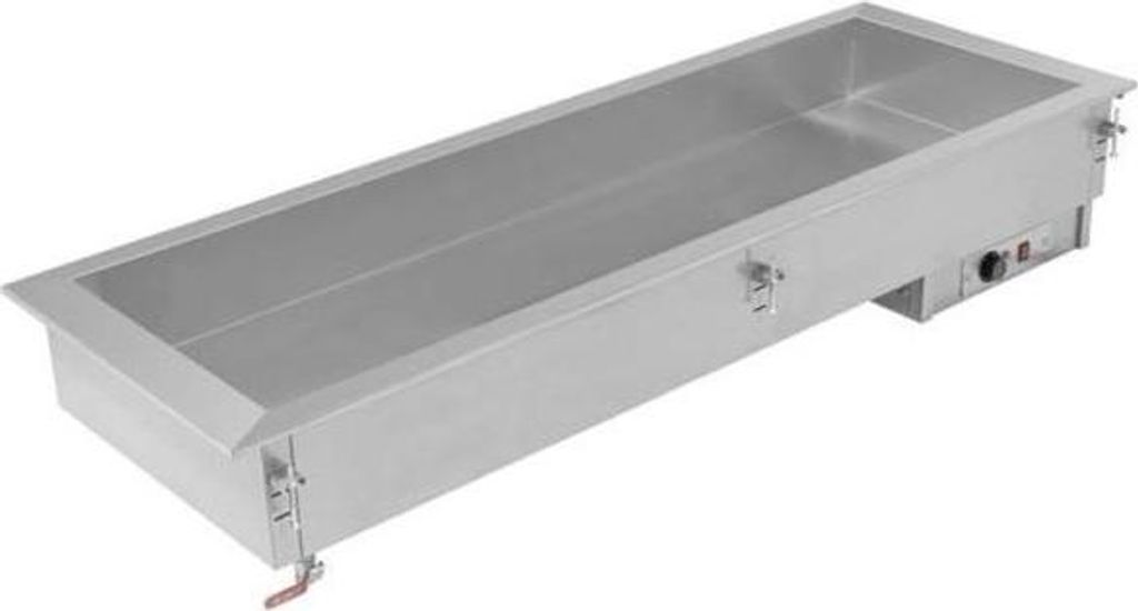 KBS Einbau Bain Marie 1440x610x304 mm Gn 4/1 steckerfertig 230 Volt Edelstahl