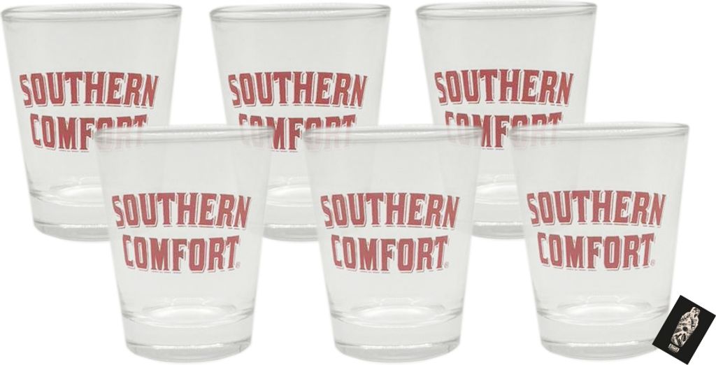 Southern Comfort Shot Glas 6er-Set Gläser